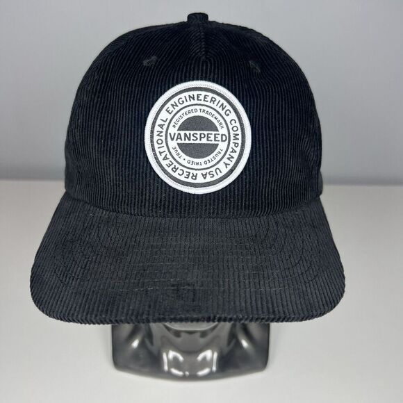No Brand Other - Vanspeed Patch Hat Cap Made California Snapback Black Corduroy Sprinter Van